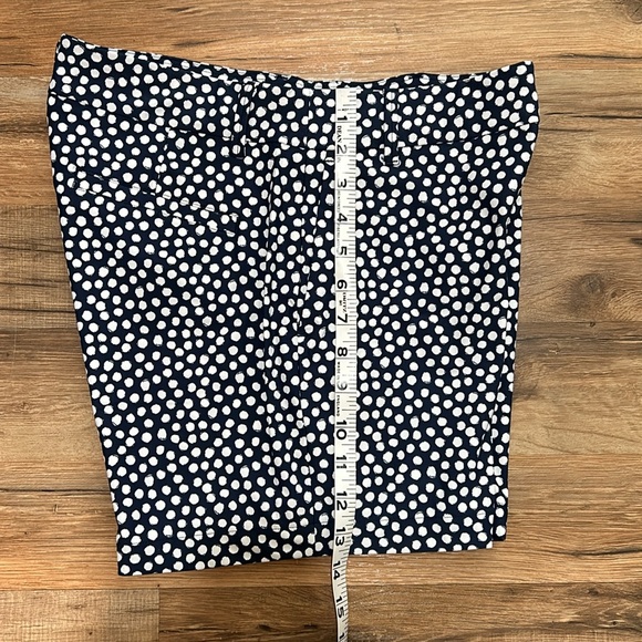 SPANX WOMENS SUNSHINE 6in SHORT NAVY PAINTED DOT POLL ON Sz SMALL NEW - Picture 8 of 10